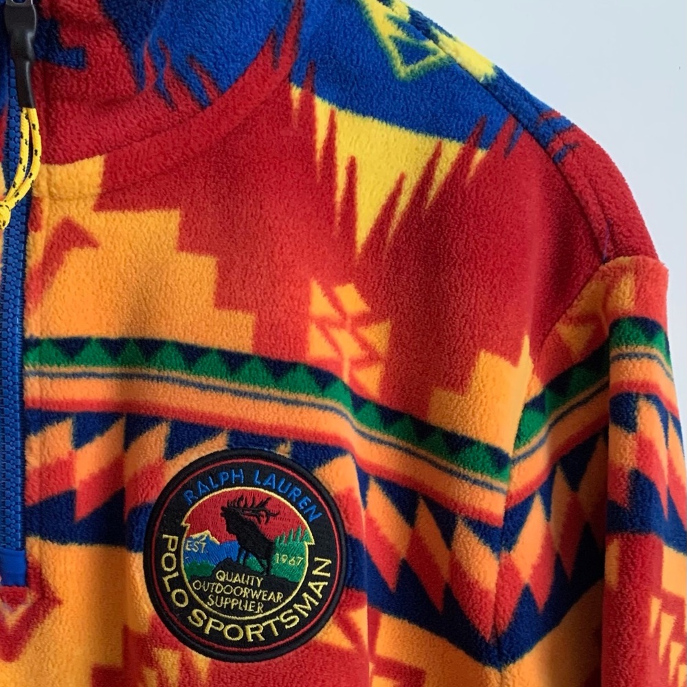 Ralph Lauren Polo Sportsman Southwestern Aztec Men - Picture 3 of 6